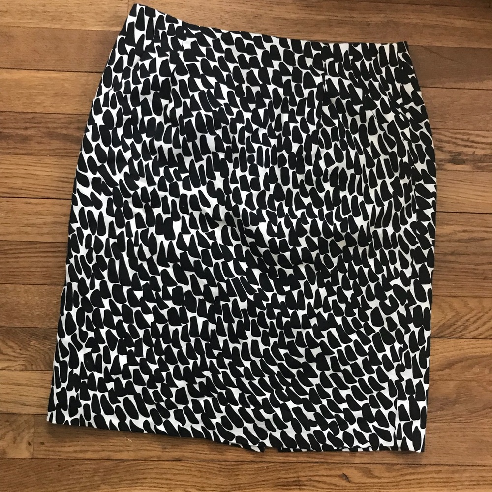 Black and white skirt